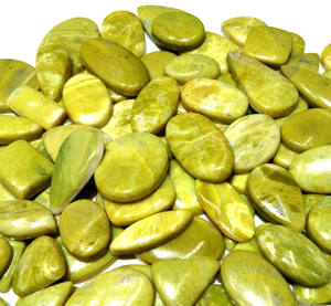 Ópalo Verde Natural al por Mayor, Gema Suelta de Alta Calidad, Cabujón de Ópalo Verde, Suministro al por Mayor para Joyeros - Product Image 1