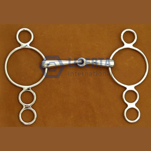 Liberta Offre Spéciale mèches de course de chevaux mèche pour cheval en acier inoxydable mèches de bouche de cheval produits équestres mèche d'équitation - Product Image 1