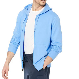Vente en gros de sweats à capuche en molleton pour hommes, de haute qualité, avec fermeture éclair, design personnalisé, logo personnalisé, options de couleur et de taille, mode d'hiver - Product Image 4