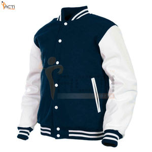 Nuevo último estilo logotipo personalizado de gran tamaño transpirable hombres Versity chaquetas ligeras mejores hombres Versity chaquetas - Product Image 6