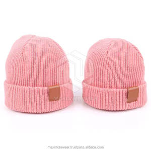Nouveau service de vente en gros OEM Chapeaux à la mode Bonnets de qualité supérieure Chapeaux à logo personnalisé Bonnet tricoté d'hiver unisexe - Product Image 3
