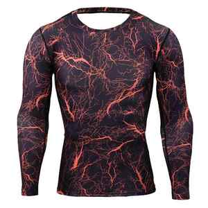 25-26 Meilleures ventes Rash Guard Spandex pour hommes en polyester Rash Guard pour hommes à vendre - Product Image 5