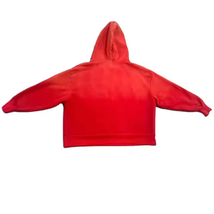Sudaderas Extra Grandes de Alta Calidad para Hombre, Estilo Desgastado, Lavado Ácido, Decoloración al Sol, Felpa Lisa Teñida para Invierno - Product Image 3