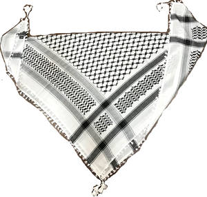 Nuevo Pañuelo Arafat Keffiyeh, Cuadrado, de Algodón, Kuffiyeh, Ghutra, Hatta, Multiusos, Musulmán, Unisex, para Todas las Temporadas - Product Image 2