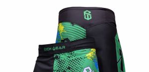 คุณภาพสูงที่กําหนดเองพิมพ์ระเหิดโลโก้ BJJ No Gi MMA ต่อสู้กางเกงขาสั้น UFC การฝึกอบรมต่อสู้ Grappling Jiu Jitsu กางเกงขาสั้นผู้ใหญ่ - Product Image 3