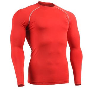 Mens Sports Compression <b>Base</b> <b>Layer</b> <b>Long</b> <b>Sleeve</b> Shirt Breathable Quick Dry Spandex/Polyester for Running Gym Workout - Product Image 6