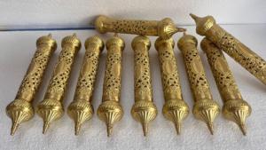 Custom Engraved Brass Scroll Tubes Vintage Metal <b>Certificate</b> Holders Luxury Brass Scroll Tubes with Custom Engraving - Product Image 5