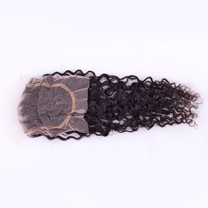 Top brut serré bouclés plus grande longueur faisceaux de trame 36 pouces faisceaux de trame bouclés profonds perruques de cheveux queues de cheval et perruques de dentelle complète - Product Image 1