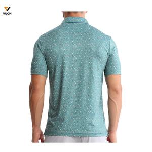 Maillot à séchage rapide respirant personnalisé pour hommes pour les golfeurs décontractés Qualité assurée-Impression complète pour polo motif à carreaux - Product Image 6
