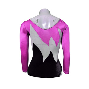 Justaucorps de gymnastique vêtements de danse pour femmes vêtements de sport pour vêtements de performance justaucorps de gymnastique vêtements de danse justaucorps noirs - Product Image 6