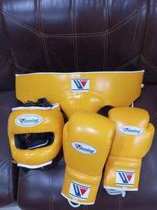 Vente en gros 2024 Meilleures ventes Haute qualité Cuir véritable Durable Ensemble de boxe de sparring de protection Conception personnalisée SI-BSS-034 - Product Image 3