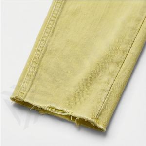 Pantalons en denim extensible de couleur personnalisée pour femmes, style élégant et décontracté, dernières tendances de la mode féminine, jeans skinny à fermeture éclair - Product Image 6