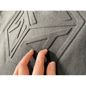 Suéter de Hombre Más Vendido al por Mayor, Cuello Redondo, Logotipo 3D en Relieve, Tejido de Alta Calidad, Hombros Caídos, con Logotipo Personalizado OEM - Product Image 6