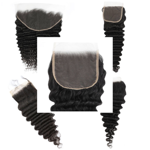 ผมต่อสีดำแบบไม่ใช้เรียลยาว13X5 HD มีลูกไม้ด้านหน้าเป็นลอนลึก - Product Image 1