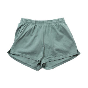 Shorts pour femmes à taille mi-haute, prêts pour l'été, avec poches latérales, respirants, écologiques, silhouette décontractée et confortable pour un usage quotidien décontracté - Product Image 1