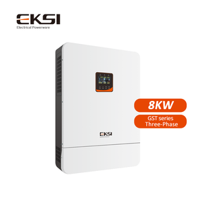 <span class=keywords><strong>EKSI</strong></span> Nouvelle conception 8KW/10KW Hybride 12KW Onduleur solaire hors réseau/sur réseau 380V/400V Triphasé Contrôleur solaire hybride MPPT WiFi - Product Image 3