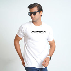 Personnalisez votre propre logo fort T-shirt blanc Concevez votre t-shirt surdimensionné avec logo-Coton de qualité, personnalisable - Product Image 1