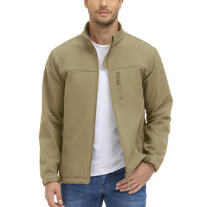 Chaqueta softshell para hombre, venta al por mayor, OEM, transpirable, impermeable, cortavientos, ropa deportiva, chaqueta cortavientos - Product Image 1