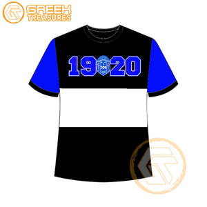 Venta al por mayor personalizada Zeta Phi Beta mujeres camiseta hermandad ropa algodón camisetas más finas mujeres fraternidad prendas - Product Image 2