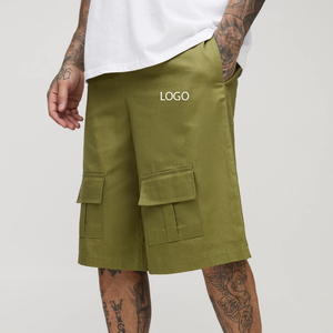 Pantalones Cortos de Diseño Moderno para Hombre, con Múltiples Bolsillos, Diseño Elegante, Mezcla de Algodón, Logotipo Personalizado, Precio al por Mayor, Transpirables y Ajustables - Product Image 1