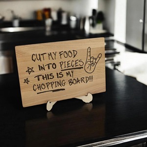 Tabla de Cortar de Madera de Estilo Moderno, Tabla Artesanal para Preparar Alimentos, Servir y Decorar la Mesa, Accesorio de Cocina de Estilo Moderno - Product Image 3