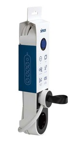 Regleta de 4 tomas con cable e interruptor, blanca (Simon BM712401) - Product Image 1