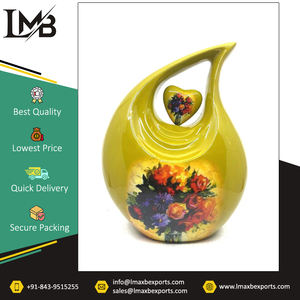 Logo personnalisé possible pour les fournitures funéraires urnes de crémation en forme de larme en aluminium urnes de crémation en forme de cendres pour commandes en gros - Product Image 5