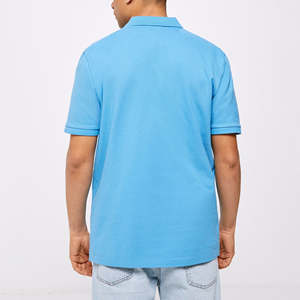 Cotton-Poly <b>Men's</b> Easy Care <b>Polo</b> Smooth Collar <b>Top</b> for Business and Branding - Product Image 6