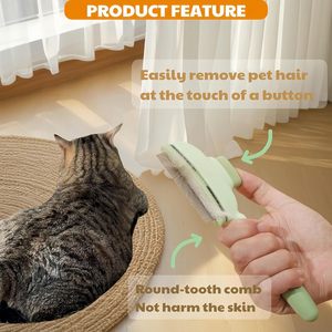 1 Guante de Aseo Reutilizable para Eliminar el Pelo de Mascotas, Gatos y Perros, Herramienta de Cepillado, 1 Peine para Gatos y Perros para Eliminar el Pelo de Mascotas - Product Image 3