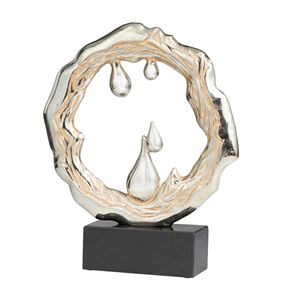 Artificial Metal Decorative Abstract Figurines & Sculptures with Accents for Home Office Tabletop Decor Usage in Wholesale Price - Product Image 1