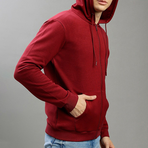 Sweats à capuche zippés personnalisés pour hommes, polaire d'hiver avec impression numérique, conception de logo 3D, approvisionnement OEM respirant - Product Image 4
