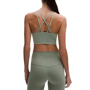 Women's Plus Size Crew Neck <b>Sports</b> <b>Bra</b> Zipper Back Closure High Support Running Gym Vest Crop Top Shockproof Front Workout - Product Image 3