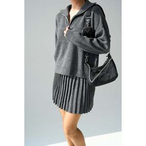 ชุดกระโปรงคอปกสีแอนทราไซต์ - Product Image 3