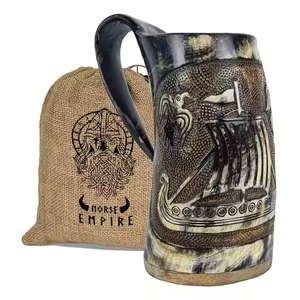 Tazas de cuerno de regalo Pure Buffalo Viking Drinking Horn Mug a precio mayorista para formas de tamaño personalizables con la mejor calidad 2025 - Product Image 5