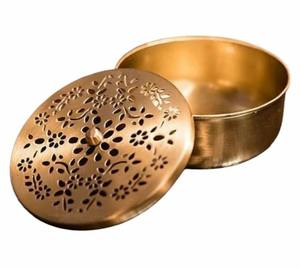 Bol en laiton pour servir ou décorer Pièce artisanale pour table à manger Fruits secs Snacks Affichage ou utilisation de cadeaux de fête - Product Image 3