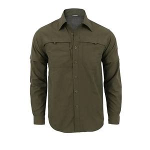 Camisa Cargo para Hombre de Estilo Safari, Tejido Resistente, Ligero, Antiarrugas, Transpirable, Ecológico, Calidad Premium - Product Image 1