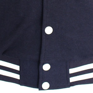 Custom Men's 100% Cotton Canvas Quilted <b>Mandarin</b> <b>Collar</b> Front Logo College Baseball <b>Jacket</b> Printing DDP Shipping - Product Image 5