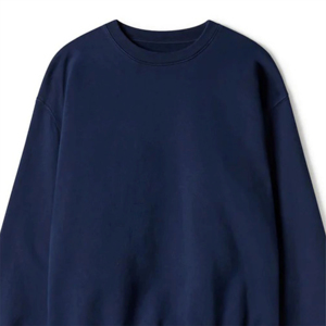 Vente en gros de sweatshirts personnalisés pour hommes Basics ras du cou en coton Streetwear à épaules tombantes unisexe surdimensionné col ras du cou expédition DDP - Product Image 5