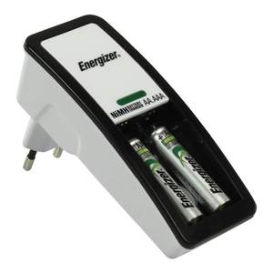 Mini Cargador ACCU RECHARGE y 2 Baterías AAA, Modelo 635036 en Negro y Plata, Accesorios de Alimentación - Product Image 3