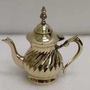 Trending Design <b>Tea</b> <b>Pot</b> for Home Hotel Kitchenware Serving <b>Tea</b> <b>Pot</b> Decorative Gold Plated Customized Size Brass <b>Tea</b> & Coffee <b>Pot</b> - Product Image 1