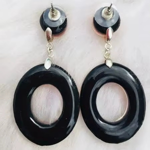 Collier en résine moderne avec ensemble de boucles d'oreilles pendantes faites à la main pour femmes, bijoux tendance, boucles d'oreilles en résine, moule pour boucles d'oreilles en résine - Product Image 1