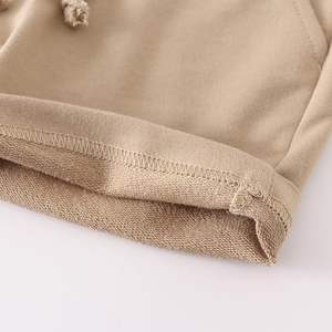 กางเกงวอร์มขาสั้นผ้าฟลีซสำหรับเด็กรุ่นเฮฟลีซผ้าแห้งเร็วเป็นมิตรกับสิ่งแวดล้อม - Product Image 4