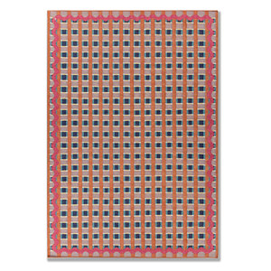 Alhambra Classic Wool <b>Rugs</b> Red Orange Geometric Flat Weave for Home ADWL-13293 Rectangle Jute <b>Rug</b> for Hallway Living Room - Product Image 1