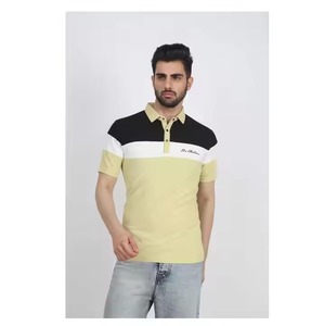 Camiseta de diseñador para hombre con cuello GZ BSTUB Poly Cotton Oversized Fit para trajes de Noche de Negocios de oficina a la venta. - Product Image 1