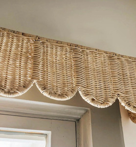 Nuevo Diseño con Cenefa de Ventana de Ratán Natural Festoneado, Cenefa de Ventana, Cenefa de Ratán Hecha de Ratán, Hecho en Vietnam - Product Image 3