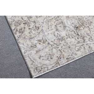 พรมตุรกีวินเทจ ขนาด 3.6x7.2 ฟุต พรมลายจุดสีเทา - Product Image 4