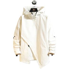 Gran oferta de chaquetas cortavientos para hombre, chaqueta cortavientos a prueba de agua con capucha, abrigo informal, chaqueta cortavientos ligera - Product Image 3