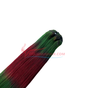 ผมต่อแบบเวฟท์ เกรดเวอร์จิ้น เรมี่ คุณภาพสูง ยี่ห้อ Thanh Cuticle Aligned สีเขียว สำหรับผมตรงแบบ Bone Straight วัตถุดิบจากเวียดนาม - Product Image 2