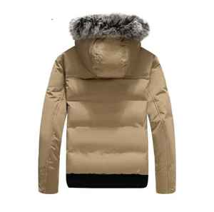 Best Quality 100% Polyester Portable Down Jacket Custom Puffer Jacket Puffer <b>Coat</b> for Men in Winter - Product Image 3