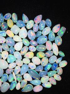 อัญมณีสีฟ้า Cabochon ขายส่งรูปร่างผสมโอปอลอัญมณีรูปไข่ผลิตภัณฑ์จำนวนมากที่ทำด้วยมือสีฟ้า - Product Image 6